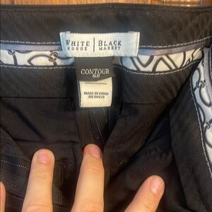 White House Black Market Elegant Black Trousers